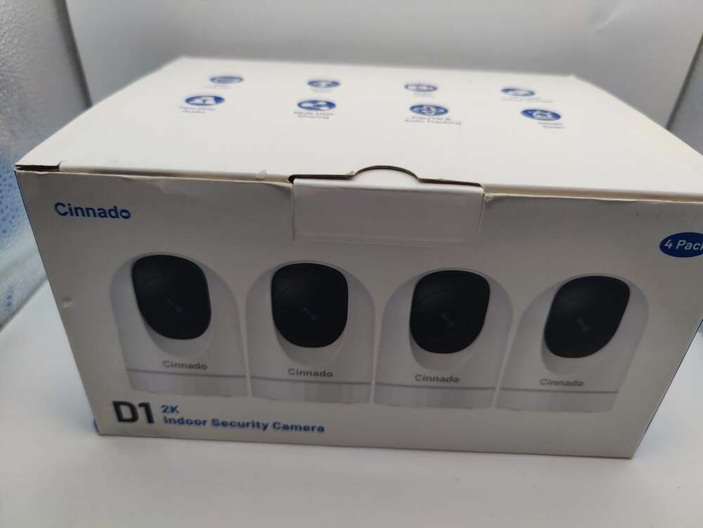 Cinnado D1 2K Indoor Security Camera 4 Pack